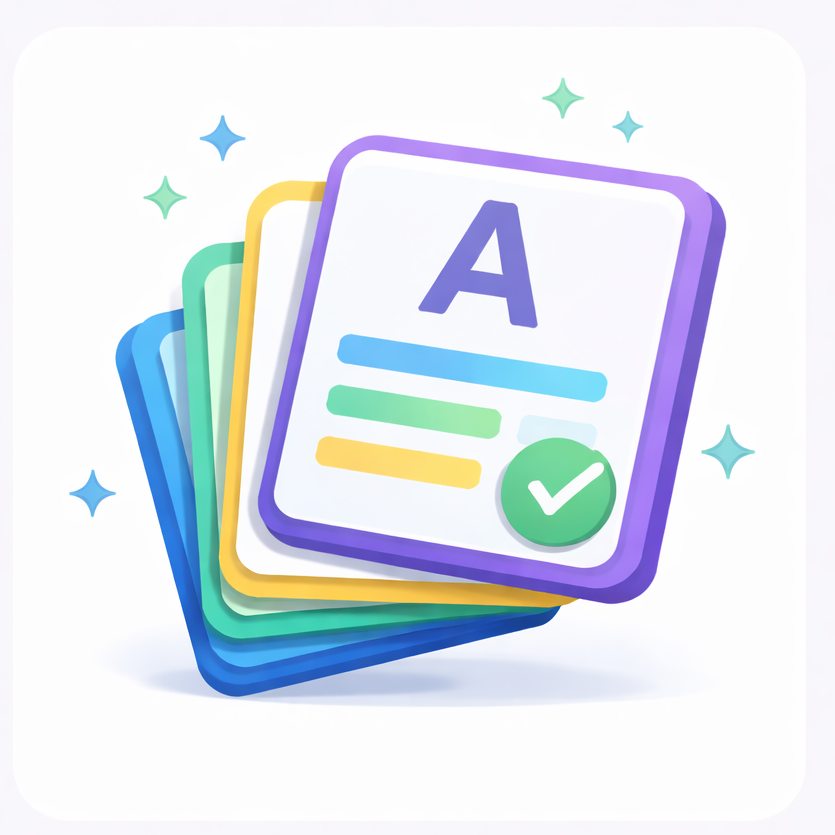 Flashcards apps icon for vocabulary learning