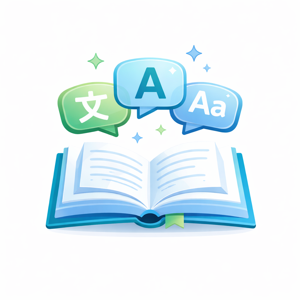 Learning apps icon for language study