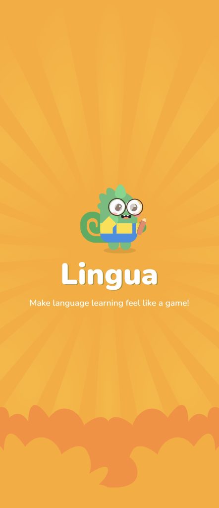 lingua app splash screen on startup